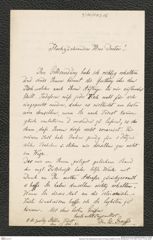 Nachlass Franz Steindachner, Brief von Eduard Graeffe an Franz Steindachner (17.05.1881), Inv.Nr. 173.06, Seite 1